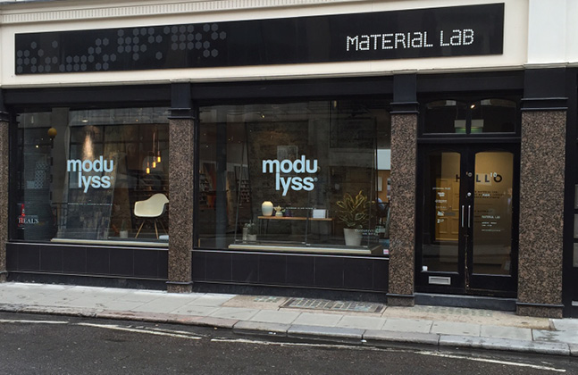 A variety of Flowcrete UK’s decorative resin solutions can now be found at London design studio Material Lab.